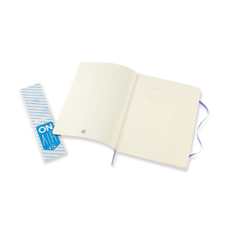 Moleskine Notebook XL Plain Soft Hydrangea Blue image number 3